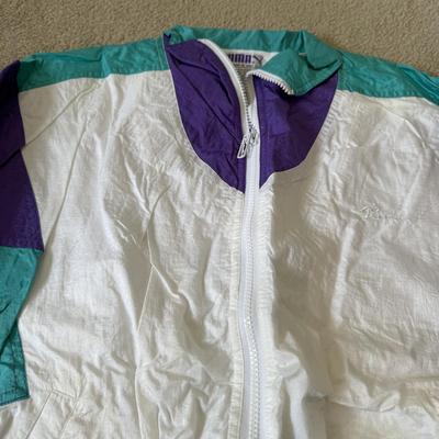 LOT 204A: 1990s Puma Color Block Windbreaker Sets (Medium) & Hot Pink Aero Dynamic Set