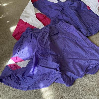 LOT 204A: 1990s Puma Color Block Windbreaker Sets (Medium) & Hot Pink Aero Dynamic Set
