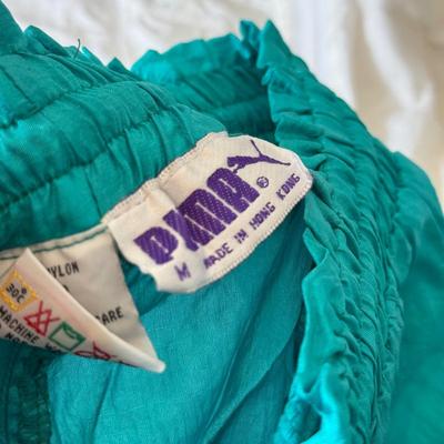 LOT 204A: 1990s Puma Color Block Windbreaker Sets (Medium) & Hot Pink Aero Dynamic Set