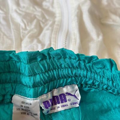 LOT 204A: 1990s Puma Color Block Windbreaker Sets (Medium) & Hot Pink Aero Dynamic Set