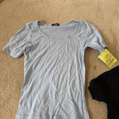 LOT 206A: NWT Petite Women's / Juniors Summer Clothing: Pink Panther Tank, Tommy Jeans Shirts & More