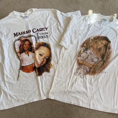 LOT 207A: Y2K 2003 Mariah Carey Tour T-Shirts (XL)