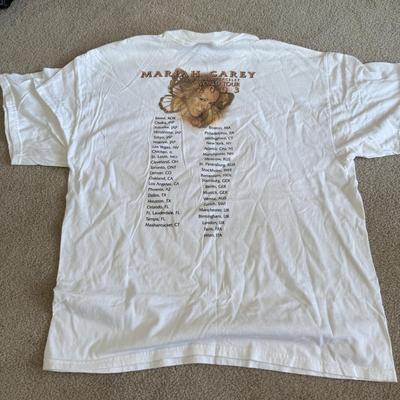 LOT 207A: Y2K 2003 Mariah Carey Tour T-Shirts (XL)