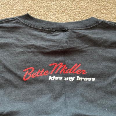 LOT 208A: Bette Midler T-Shirts & More: Kiss My Brass Tour