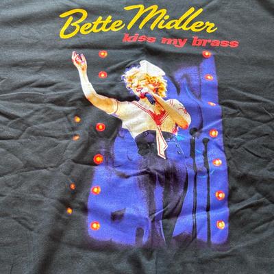 LOT 208A: Bette Midler T-Shirts & More: Kiss My Brass Tour