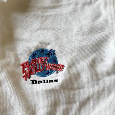 LOT 210A: 2000s Planet Hollywood Horror Series NWT T-Shirts (XL), Embroidered Universal Studios Islands of Adventure Orlando Polo NWT (L)...