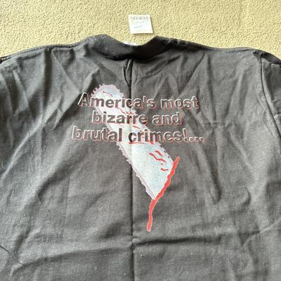 LOT 210A: 2000s Planet Hollywood Horror Series NWT T-Shirts (XL), Embroidered Universal Studios Islands of Adventure Orlando Polo NWT (L)...