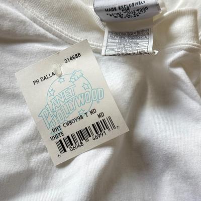 LOT 210A: 2000s Planet Hollywood Horror Series NWT T-Shirts (XL), Embroidered Universal Studios Islands of Adventure Orlando Polo NWT (L)...