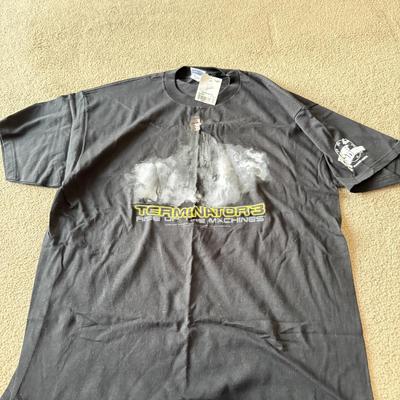 LOT 210A: 2000s Planet Hollywood Horror Series NWT T-Shirts (XL), Embroidered Universal Studios Islands of Adventure Orlando Polo NWT (L)...