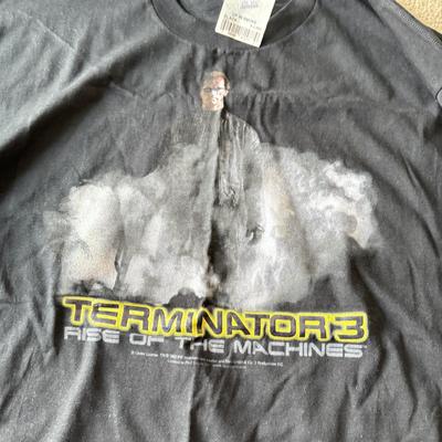 LOT 210A: 2000s Planet Hollywood Horror Series NWT T-Shirts (XL), Embroidered Universal Studios Islands of Adventure Orlando Polo NWT (L)...