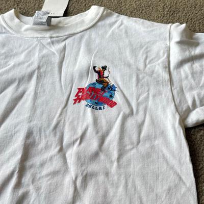 LOT 210A: 2000s Planet Hollywood Horror Series NWT T-Shirts (XL), Embroidered Universal Studios Islands of Adventure Orlando Polo NWT (L)...