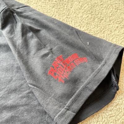 LOT 210A: 2000s Planet Hollywood Horror Series NWT T-Shirts (XL), Embroidered Universal Studios Islands of Adventure Orlando Polo NWT (L)...