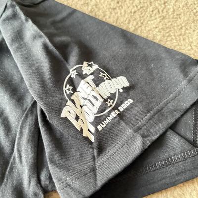 LOT 210A: 2000s Planet Hollywood Horror Series NWT T-Shirts (XL), Embroidered Universal Studios Islands of Adventure Orlando Polo NWT (L)...