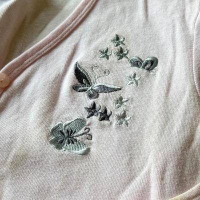 LOT 211A: Cute Y2K Fashion: Embroidered and Beaded Tops w/ Skirt, Some NWT