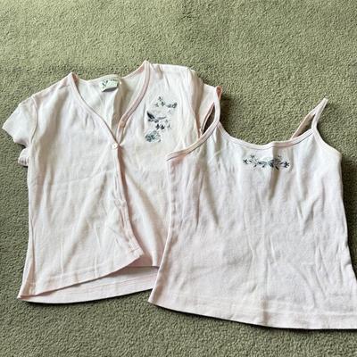 LOT 211A: Cute Y2K Fashion: Embroidered and Beaded Tops w/ Skirt, Some NWT