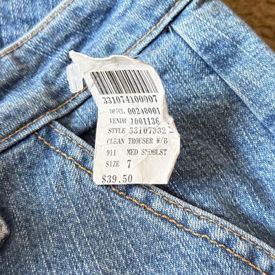 LOT 212A: NWT Light Wash Jeans: Lauren Conrad Skinny Crop (12), Angels Skinny Hipsters w/ Star Stud Belt (5), Blue Asphalt Flare (7)...