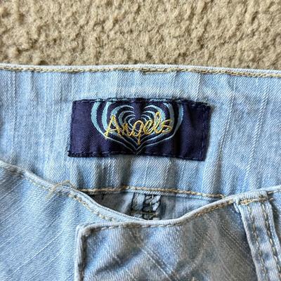 LOT 212A: NWT Light Wash Jeans: Lauren Conrad Skinny Crop (12), Angels Skinny Hipsters w/ Star Stud Belt (5), Blue Asphalt Flare (7)...