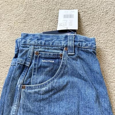 LOT 213A: NWT Denim Jeans: YMI (5), 7 for All Mankind w/ Swarovski Crystal Accents (W27&W28), Nautica Boys (30), VIP Collection (33),...