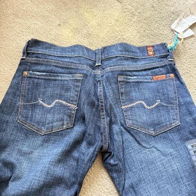 LOT 213A: NWT Denim Jeans: YMI (5), 7 for All Mankind w/ Swarovski Crystal Accents (W27&W28), Nautica Boys (30), VIP Collection (33),...