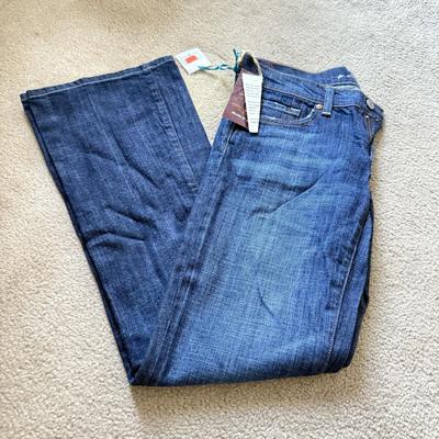 LOT 213A: NWT Denim Jeans: YMI (5), 7 for All Mankind w/ Swarovski Crystal Accents (W27&W28), Nautica Boys (30), VIP Collection (33),...