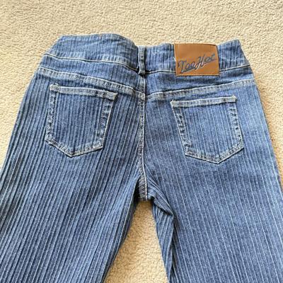 LOT 213A: NWT Denim Jeans: YMI (5), 7 for All Mankind w/ Swarovski Crystal Accents (W27&W28), Nautica Boys (30), VIP Collection (33),...