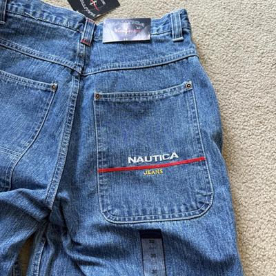 LOT 213A: NWT Denim Jeans: YMI (5), 7 for All Mankind w/ Swarovski Crystal Accents (W27&W28), Nautica Boys (30), VIP Collection (33),...