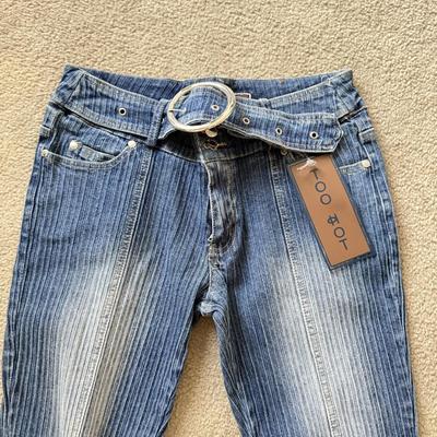 LOT 213A: NWT Denim Jeans: YMI (5), 7 for All Mankind w/ Swarovski Crystal Accents (W27&W28), Nautica Boys (30), VIP Collection (33),...