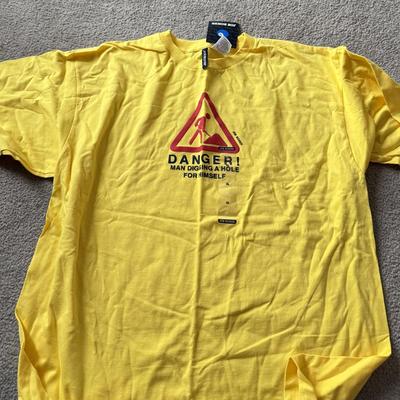 LOT 214A: T-Shirts, Some NWT: Guess, Napoleon Dynamite, Crown Royal 2000, Looney Tunes Tasmanian Devil Motocross Tank (M), Bass Fishing,...