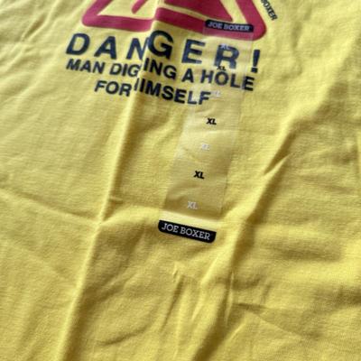 LOT 214A: T-Shirts, Some NWT: Guess, Napoleon Dynamite, Crown Royal 2000, Looney Tunes Tasmanian Devil Motocross Tank (M), Bass Fishing,...