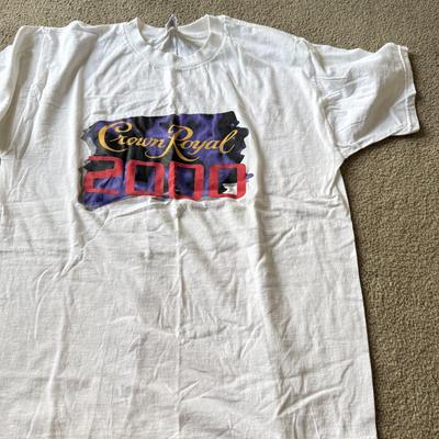 LOT 214A: T-Shirts, Some NWT: Guess, Napoleon Dynamite, Crown Royal 2000, Looney Tunes Tasmanian Devil Motocross Tank (M), Bass Fishing,...