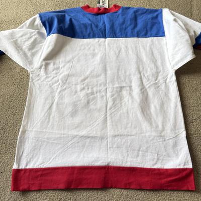 LOT 215A: Hockey Clothing: NHL NJ Devils Long Sleeve, Center Ice New York Rangers Pro Player Shirt (M), Logo Athletic NY Rangers Color...