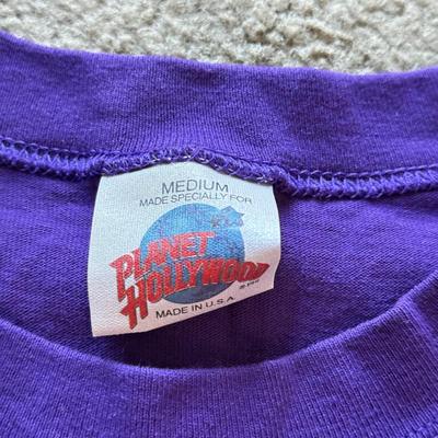 LOT 217A: Y2K Planet Hollywood Shirt Collection