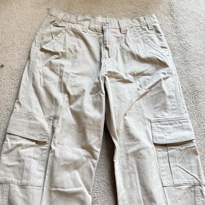 LOT 218B: NWT Member's Mark Relzxed Fit Denim Jean Shorts (36) & Cargo Pants / Shorts: Silvertab, Calvin Klein, Northwest...