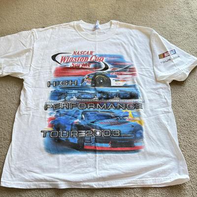 LOT 219B: Automotive / Racing Clothing: Embroidered Sunoco Long Sleeve (L), 2003 NASCAR Tour T-Shirts (XL), Monster Jam T-Shirt (XL)...