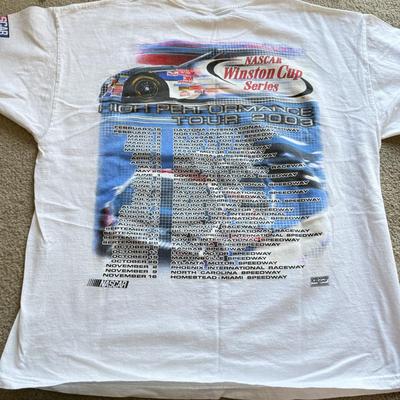 LOT 219B: Automotive / Racing Clothing: Embroidered Sunoco Long Sleeve (L), 2003 NASCAR Tour T-Shirts (XL), Monster Jam T-Shirt (XL)...