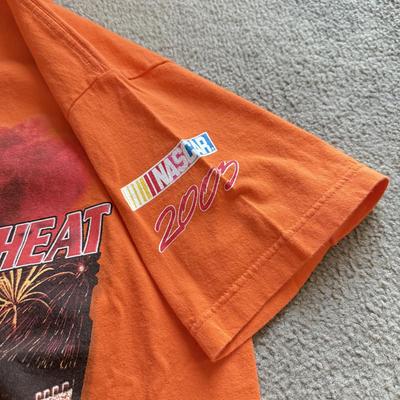 LOT 219B: Automotive / Racing Clothing: Embroidered Sunoco Long Sleeve (L), 2003 NASCAR Tour T-Shirts (XL), Monster Jam T-Shirt (XL)...