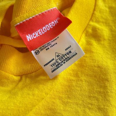 LOT 220B: Nickelodeon SpongeBob SquarePants Plush Pillow & Collection of T-Shirts (Various Sizes, Few NWT)