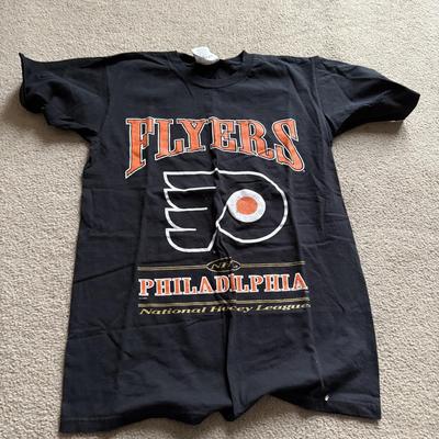 LOT 228L: NHL Philadelphia Flyers Clothing: PJ Pants, Sweat Suit, Polo, Muscle Tees, NWT & More