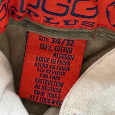 LOT 230L: NWT Nesi Cargo Pants (36R) & NWT Plugg Pants (34/34, 34/32, 34, 33/32)