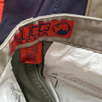 LOT 230L: NWT Nesi Cargo Pants (36R) & NWT Plugg Pants (34/34, 34/32, 34, 33/32)