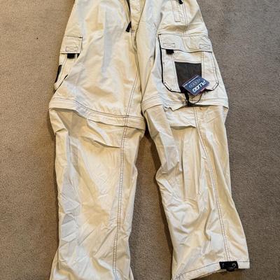 LOT 234L: NWT Gap Kids Size 7 Easy Fit Pants w/ Cargo Pants, Some Convertible: Silvertab (S34, M32), Plugg Tech (M), Convertible Wear...