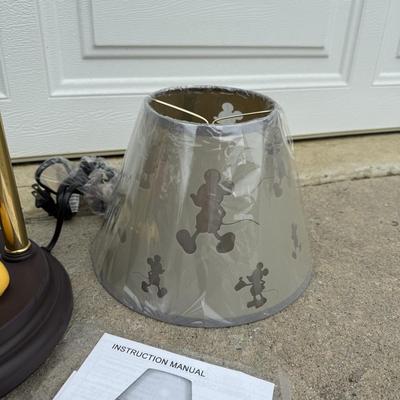 LOT 236A: New Disney Creative Joes Mickey Mouse Animated Talking Lamp DM-352-001