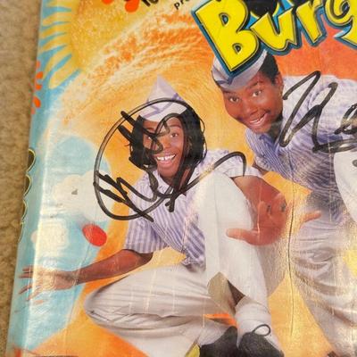 LOT 239L: 90's Nickelodeon: Signed Copy of Keenan & Kel's Good Burger on VHS w/ Books: Keenan & Kel, Alex Mack &...