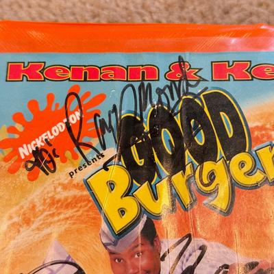 LOT 239L: 90's Nickelodeon: Signed Copy of Keenan & Kel's Good Burger on VHS w/ Books: Keenan & Kel, Alex Mack &...