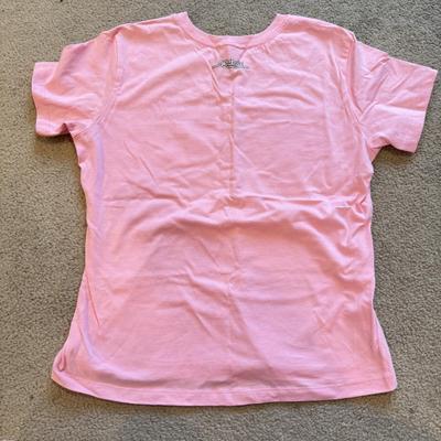 LOT 240B: Glitz 'n Glam: NWT Easily Distracted Girls Tee (L), Size XL Red Sequin Jacket w/ Matching Bowtie, HOPE Beaded Denim Hat,...