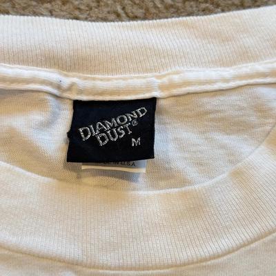 LOT 240B: Glitz 'n Glam: NWT Easily Distracted Girls Tee (L), Size XL Red Sequin Jacket w/ Matching Bowtie, HOPE Beaded Denim Hat,...