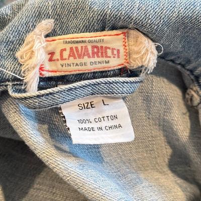 LOT 241B: Z. Cavaricci Crop Jacket (L) & NWT Denim: Angels Hipster Shorts, Mossimo, Cherokee, Seven 7 & More