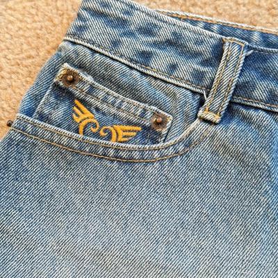 LOT 241B: Z. Cavaricci Crop Jacket (L) & NWT Denim: Angels Hipster Shorts, Mossimo, Cherokee, Seven 7 & More