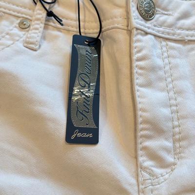 LOT 241B: Z. Cavaricci Crop Jacket (L) & NWT Denim: Angels Hipster Shorts, Mossimo, Cherokee, Seven 7 & More