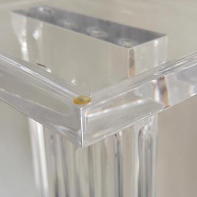 LOT 244B: Clear Acrylic Column Pedestal